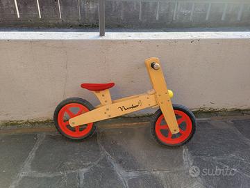 Bici legno bambino senza pedali