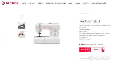 MACCHINA DA CUCIRE SINGER TRADITION 2282