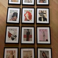 Vogue - Copertine vintage con cornice.