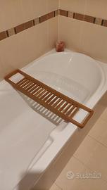 Vassoio portaoggetti vasca da bagno 