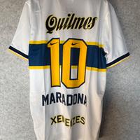 Maglia vintage Maradona Boca Juniors bianca