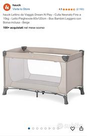 Lettino da viaggio - box da viaggio