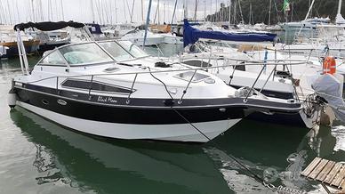 Barca a motore cabinata