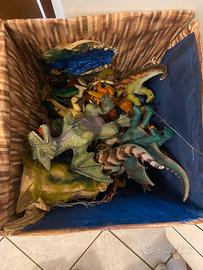 Scatola illuminata con Dinosauri, Serpenti, Ragni