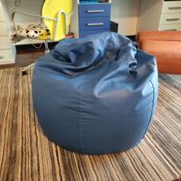 pouf poltrona in ecopelle da arredo 