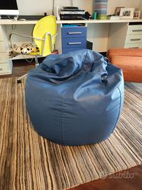 pouf poltrona in ecopelle da arredo 