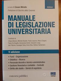 Manuale di legislazione universitaria