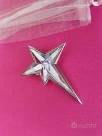 Spilla Pendente Vintage Thierry Mugler Blue Star