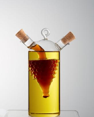 Oliera acetiera in vetro