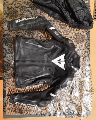 giacca moto 42 dainese donna in pelle