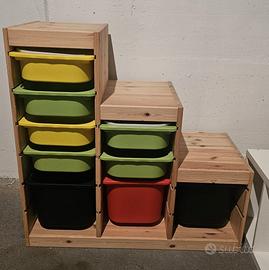 Mobile contenitore IKEA TROFAST con vaschette