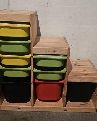 Mobile contenitore IKEA TROFAST con vaschette