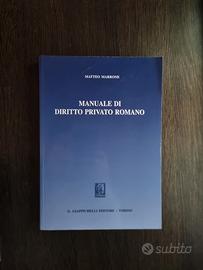 Manuale di diritto privato romano