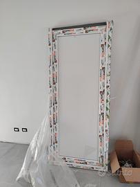 portoncino pvc da esterno nuovo 