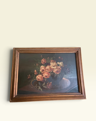 Grande Quadro Olio su Tela - Natura Morta 