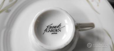 Servizio piatti in porcellana French Garden Japan