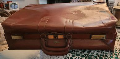 valigia  cuoio anni 30 americana