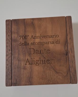 cofanetto per trittico monete Ag.  Dante Alighieri