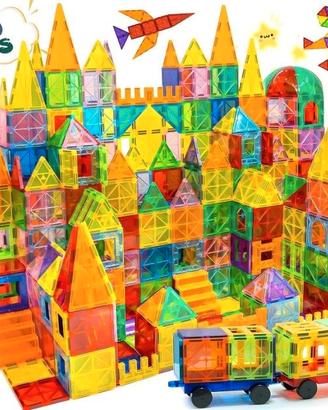 Olvy Tessere Magnetiche Costruzioni 3D Montessori