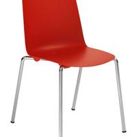 Sedia ristorante design polipropilene acciaio
