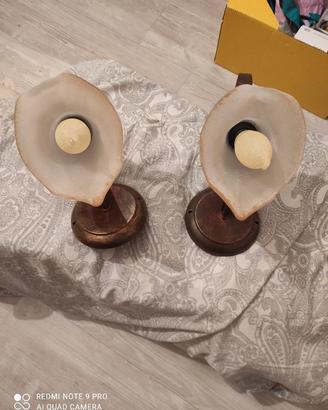 coppia di applique 