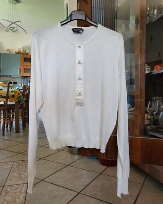 Girocollo donna Tom Ford seta e cotone