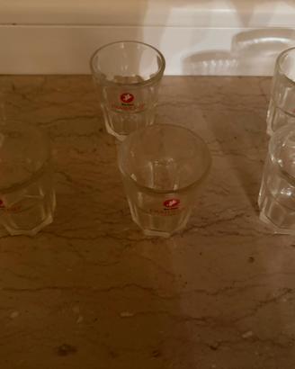 6 bicchierini rum Pampero