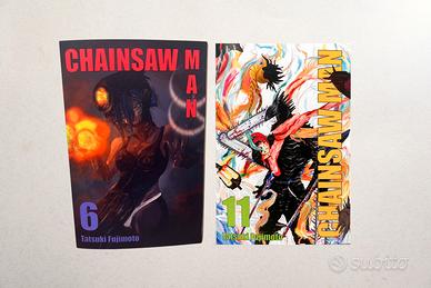 Varie variant per manga chainsaw man 6 e 11