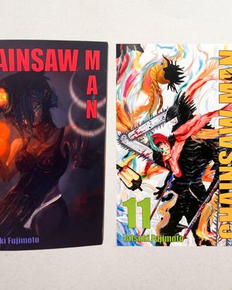 Varie variant per manga chainsaw man 6 e 11