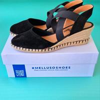 Scarpe donna espadrillas pelle scamosciata Melluso