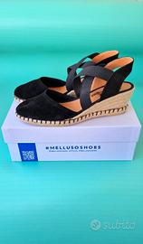 Scarpe donna espadrillas pelle scamosciata Melluso