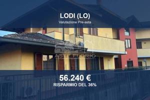 Immobile in asta di 51 m² con box auto a Lodi