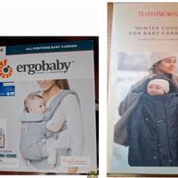 Marsupio  ERGOBABY e Copertina inverno Baby Bjorn