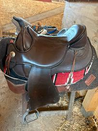 Sella Western Barefoot senza arcione