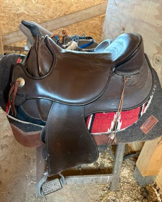Sella Western Barefoot senza arcione