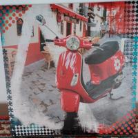 quadro stampato su tela Vespa 