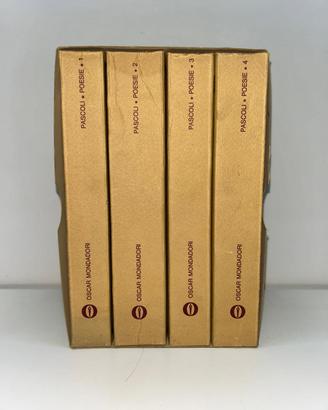 Giovanni Pascoli - Poesie - 4 Volumi 