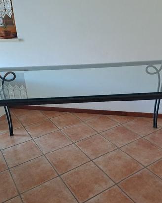 Tavolo in ferro battuto e sedie