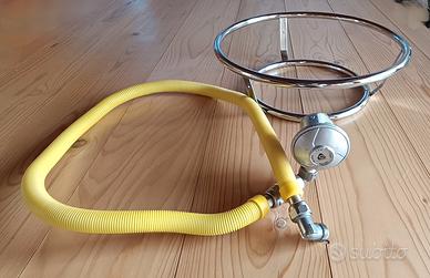 Cestello, Regolatore e Tubo per bombola del gas