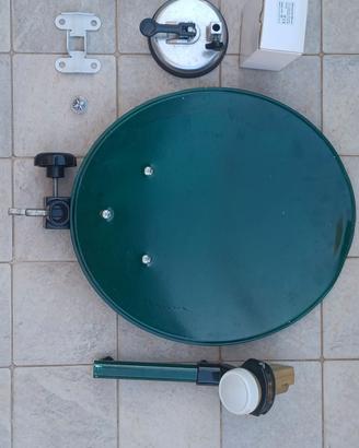 Parabola satellitare antenna da camper e casa mare