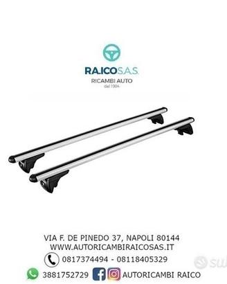 Barre portatutto opel mokka con rail tutti i tipi
