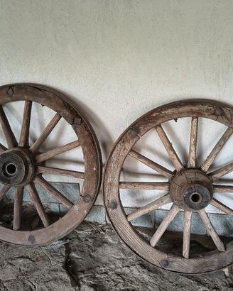 Ruote Carro per decorazione / giardino
