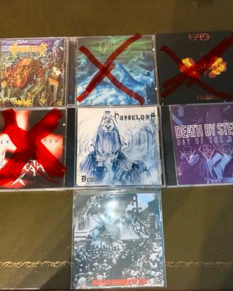 Black metal / heavy metal CD DVD VHS vari