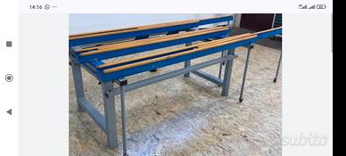 Grande tavolo per la lavorazione dell' alluminio 