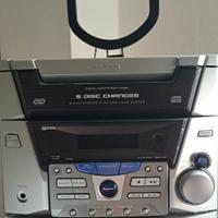 stereo CD e cassette 