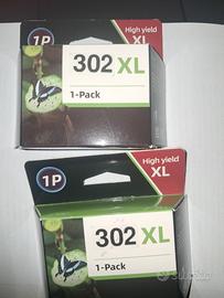 2 Cartucce HP 302 XL
