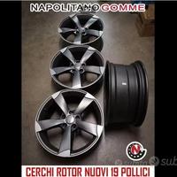 Cerchi Audi Rotor A4 A5 A6 Q3 Q5 19 pollici antrac