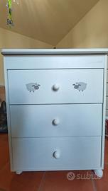 cassettiera fasciatoio Foppapedretti