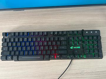 Tastiera Gaming RGB ZiYou Lang, Retroilluminata