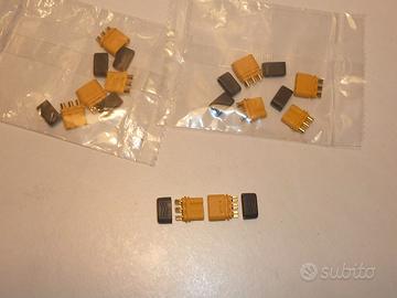 2 coppie connettori MR30 originali AMASS a 3 poli